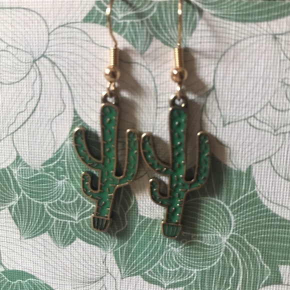 Jewelry - 🌵 Desert Cactus Earrings 🌵hand made brand new!